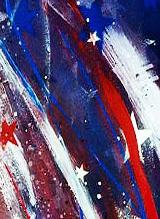 Three Rooker Patriotic Ties Mens Art Abstract Flag Neck Tie - Image 3